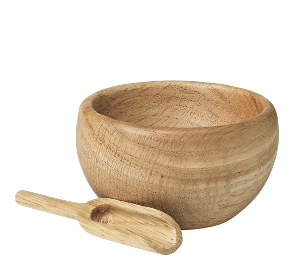 Menageri saltkar med skje fra Kay Bojesen