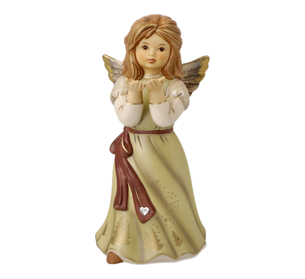 Magical Winter Forest engel Make a Wish 15,5 cm fra Goebel