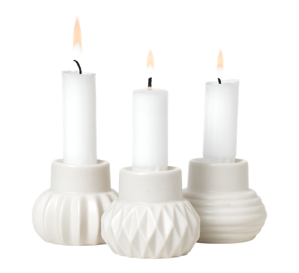 Samsurium lysestake 3 pk fra Dottir