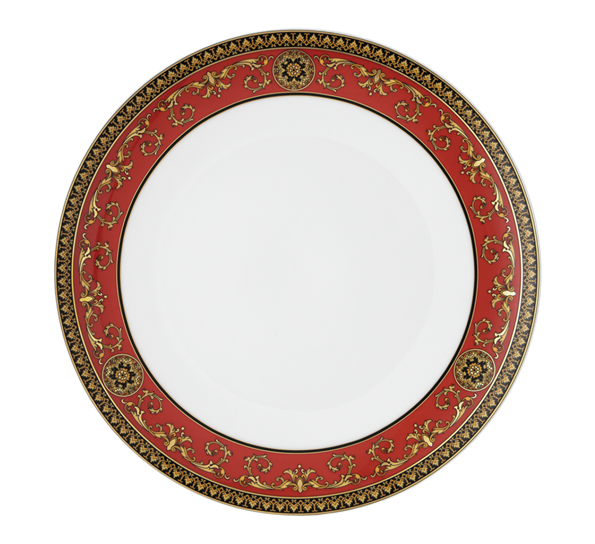 Medusa tallerken 28 cm coupe rød fra Versace