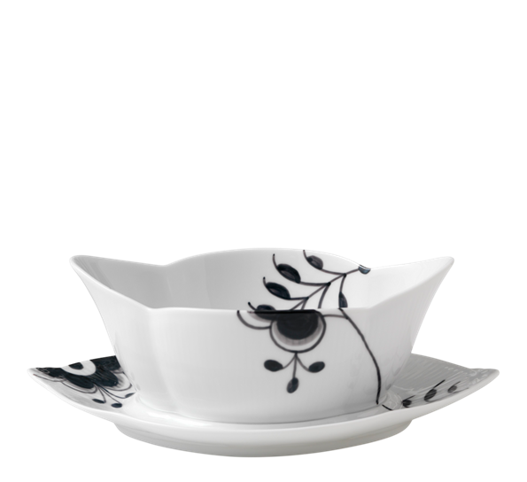 Sort Mega Riflet sausnebb på fot 55 cl fra Royal Copenhagen