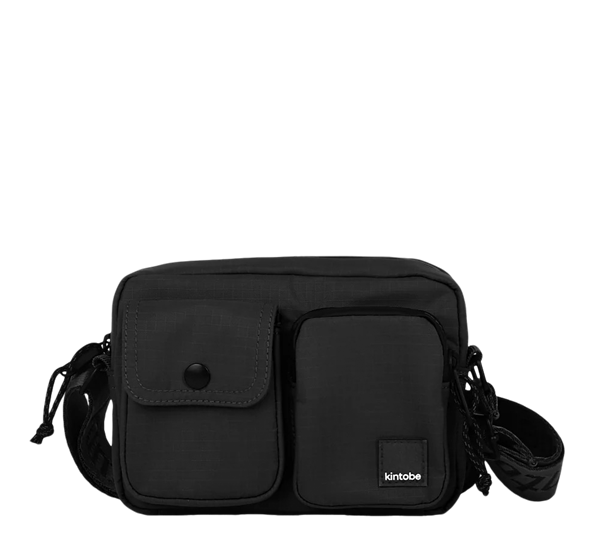 Miles Mini crossbody bag 18x12x4,5 cm jet black fra Kintobe