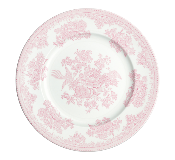 Pink Asiatic Pheasants asjett 22 cm fra Burleigh