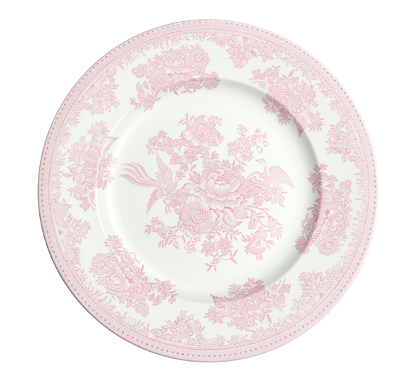 Pink Asiatic Pheasants tallerken 25 cm fra Burleigh