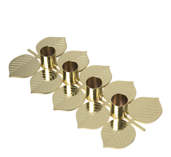 Adventsstake blader gull fra Pluto Design