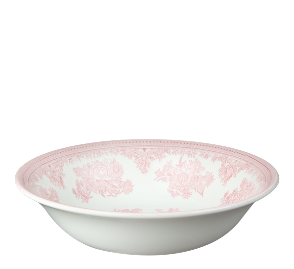 Pink Asiatic Pheasants tallerken dyp 20,5 cm fra Burleigh