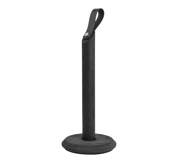 Grab kjøkkenrullholder sort eik Gejst