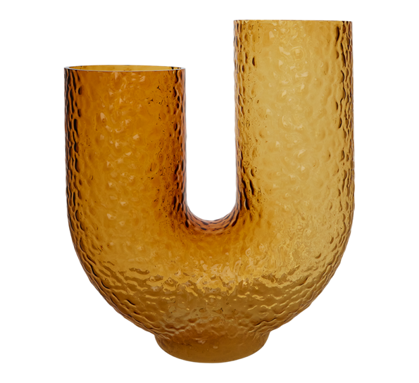 Arura glassvase 40 cm rav fra AYTM