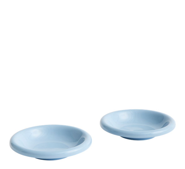 Barro tallerken dyp 2-pk ø20 cm lyseblå fra HAY