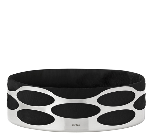 Embrace brødkurv ø23 cm sort fra Stelton
