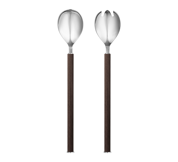 Bernadotte salatsett tre og stål fra Georg Jensen