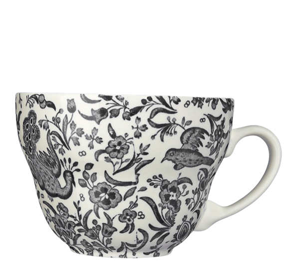 Black Regal Peacock frokostkopp 420 ml fra Burleigh