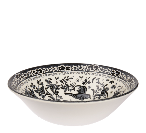 Black Regal Peacock frokostskål 16 cm fra Burleigh