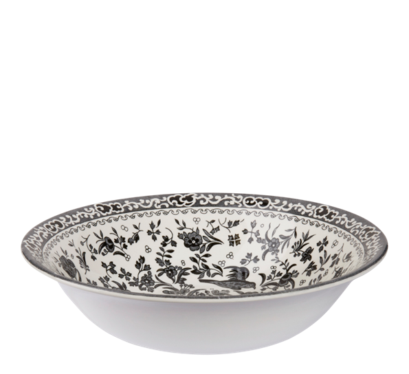 Black Regal Peacock tallerken dyp fra Burleigh