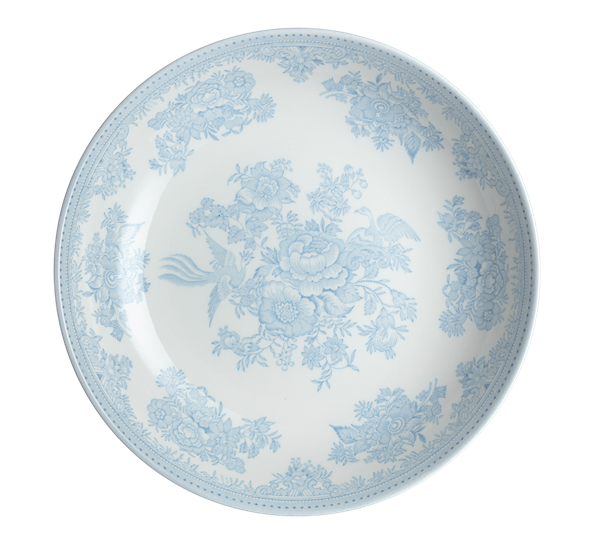 Blue Asiatic Pheasants pastatallerken 23 cm fra Burleigh