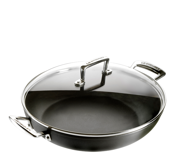 Toughened sautégryte med lokk 30 cm fra Le Creuset