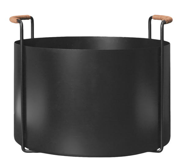 Port vedkurv sort fra Ferm Living