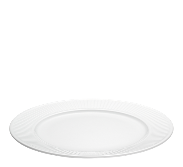 Plissé tallerken flat ø22 cm fra Pillivuyt