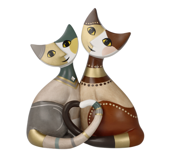 Katter Mira e Mio LTD 1999 stk 14 cm fra Goebel