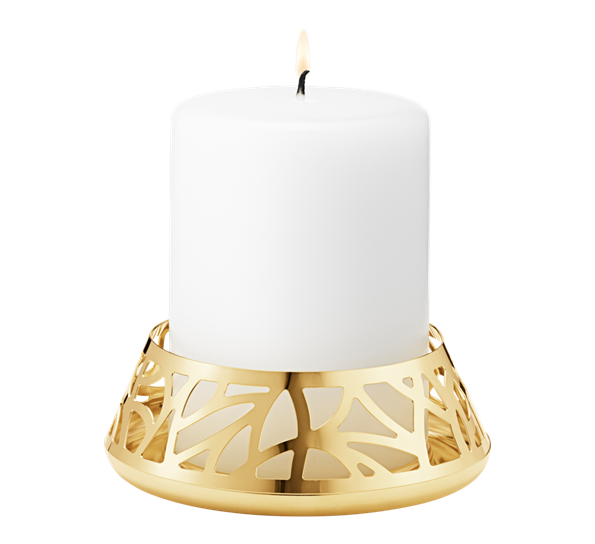 CC 2023 lysestake til kubbelys gull fra Georg Jensen