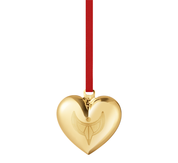CC 2024 julehjerte gull fra Georg Jensen