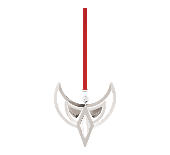 CC 2024 juleornament engel palladium fra Georg Jensen