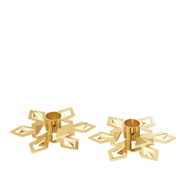 CC 2024 lysestaker 2-pk gull fra Georg Jensen