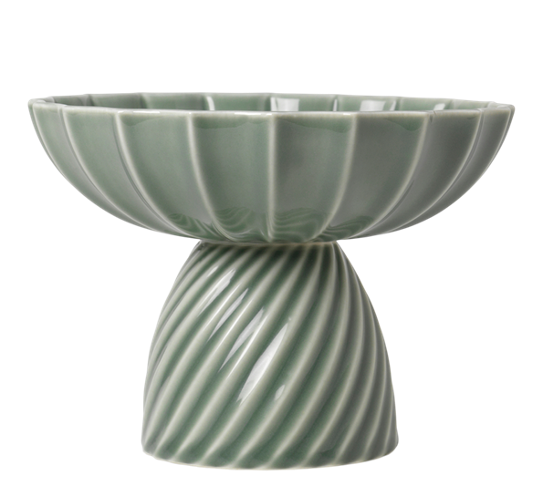 Samsurium skål på fot h11,7 cm eucalyptus fra Dottir