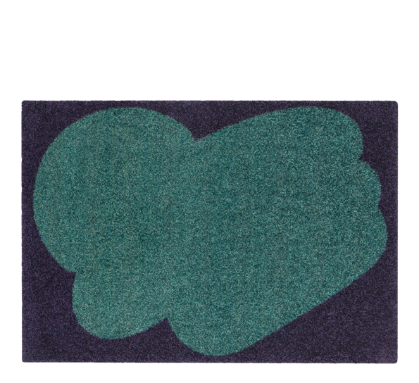 Sight Unseen dørmatte 58x81 cm smaragdgrønn fra Heymat
