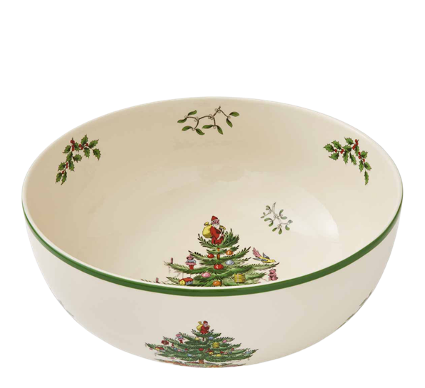 Christmas Tree serveringsbolle 24,5cm rund fra Spode