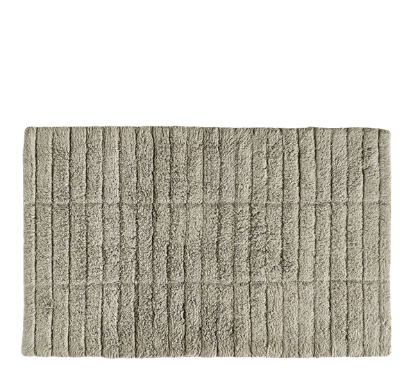 Singles badematte Tiles eucalyptus green 50x80 cm fra Zone