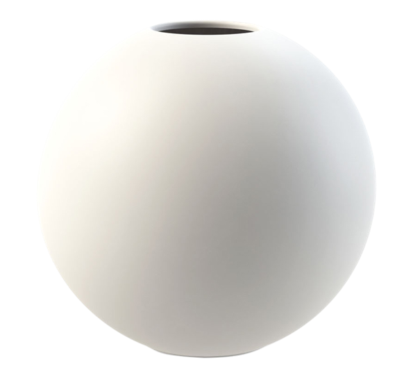 Ball vase 8 cm hvit fra Cooee Design