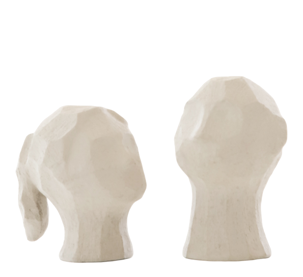 Benedict & Amal skulptur limestone fra Cooee Design
