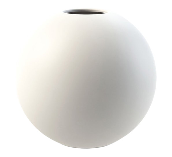 Ball vase 30 cm hvit fra Cooee Design