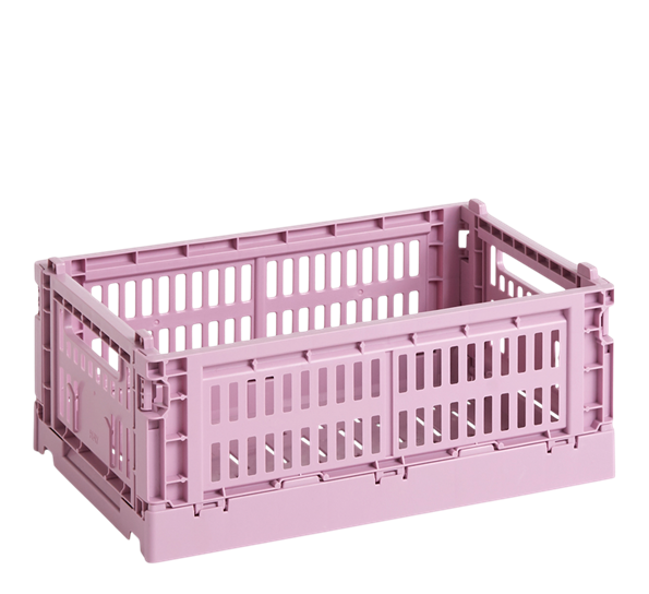 Colour Crate 17x26,5x10,5 cm dusty pink oppbevaringskasse fra HAY