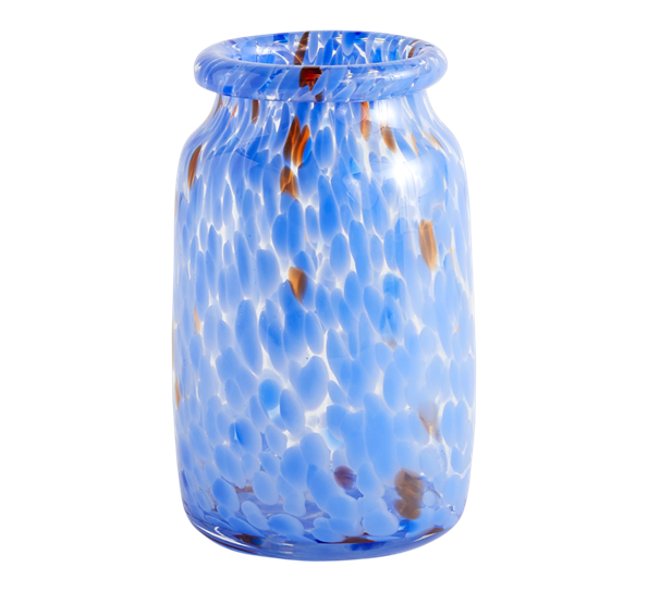 Splash vase 22,5 cm blå fra HAY