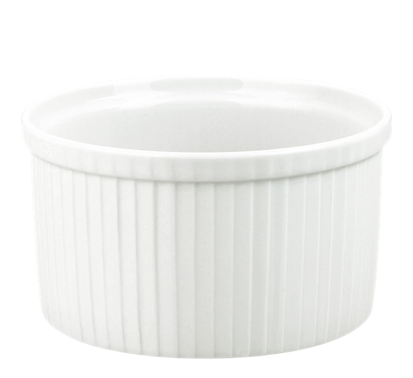 Soufflé høy ekstra hvit 18,5 cm fra Pillivuyt