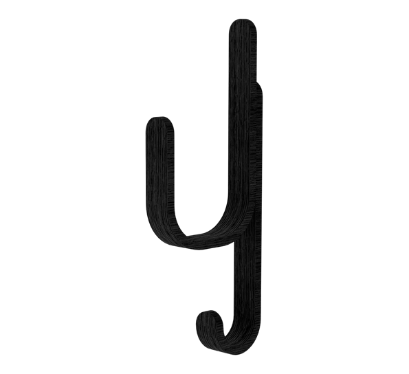 Woody Hook stumtjener sort beiset eik fra Cooee Design