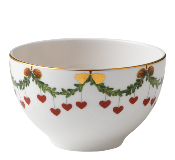 Stjerneriflet Jul sjokoladeskål 30 cl fra Royal Copenhagen