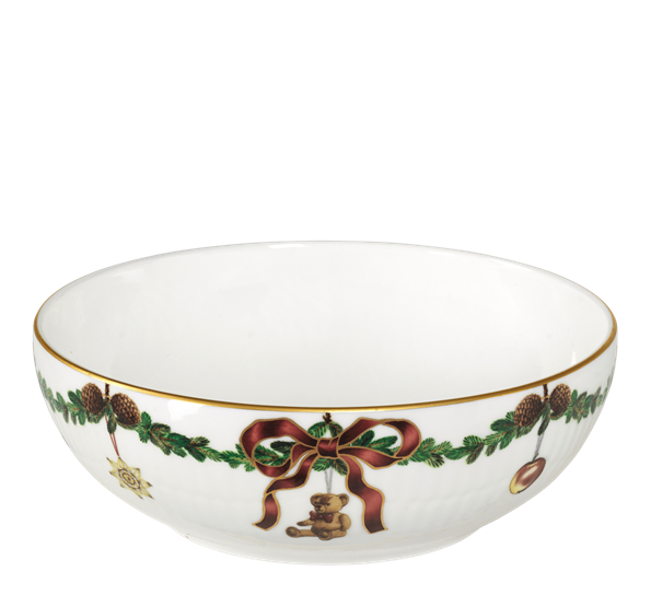 Stjerneriflet jul skål 50 cl fra Royal Copenhagen
