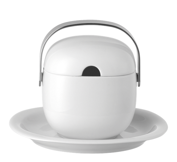 Suomi Hvit sausterrin med fat og lokk 52 cl fra Rosenthal