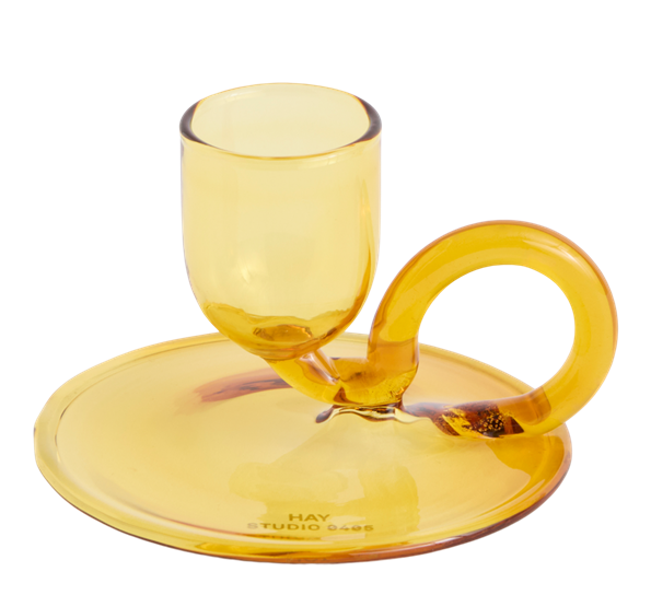 Tiny lysestake gul fra HAY