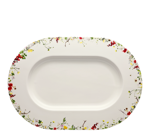 Fleurs Sauvages fat ovalt 41 cm fra Rosenthal