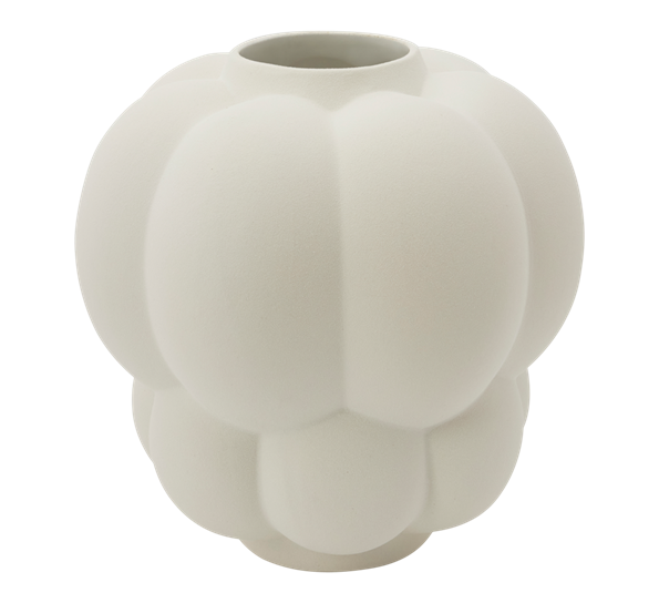 Uva vase h 28 cm krem fra AYTM