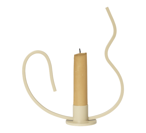 Valse lysestake lav Cashmere fra Ferm Living