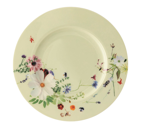 Grand Air dessertasjett med fane 19 cm grønn fra Rosenthal