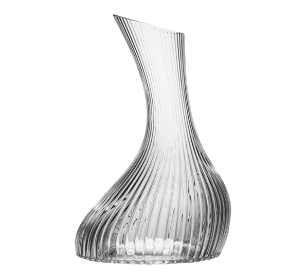 Vini karaffel 1,75l rillet fra Nude Glass