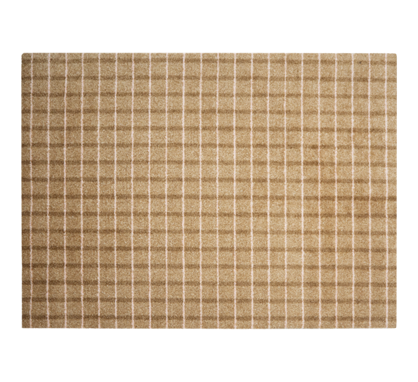 Grid Chocolate Strawberry dørmatte 85x115 cm fra Heymat