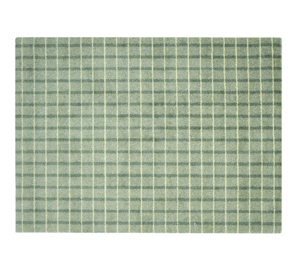 Grid Matcha Lemon dørmatte 85x115 cm fra Heymat