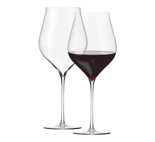 Notes rødvinsglass 81cl 2-pk klar fra Holmegaard